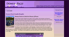 Desktop Screenshot of domuspacis.org